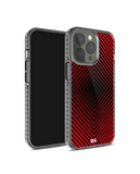 Rhombus Red Stride 2.0 Phone Case Cover For iPhone 15 Pro