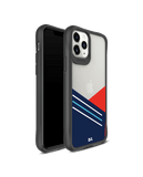 DailyObjects Stripe Slide Black Hybrid Clear Case Cover For iPhone 11 Pro