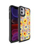 DailyObjects Sunflower Nostalgia Black Hybrid Clear Case Cover For iPhone 11