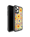 DailyObjects Sunflower Nostalgia Black Hybrid Clear Case Cover For iPhone 11 Pro