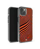 DailyObjects Tangerine Waves Stride 2.0 Case Cover For iPhone 13 Mini