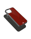 DailyObjects V Red Stride 2.0 Phone Case Cover For iPhone 15 Plus