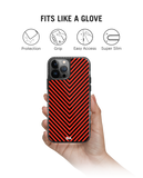 DailyObjects V Red Stride 2.0 Phone Case Cover For iPhone 15 Pro