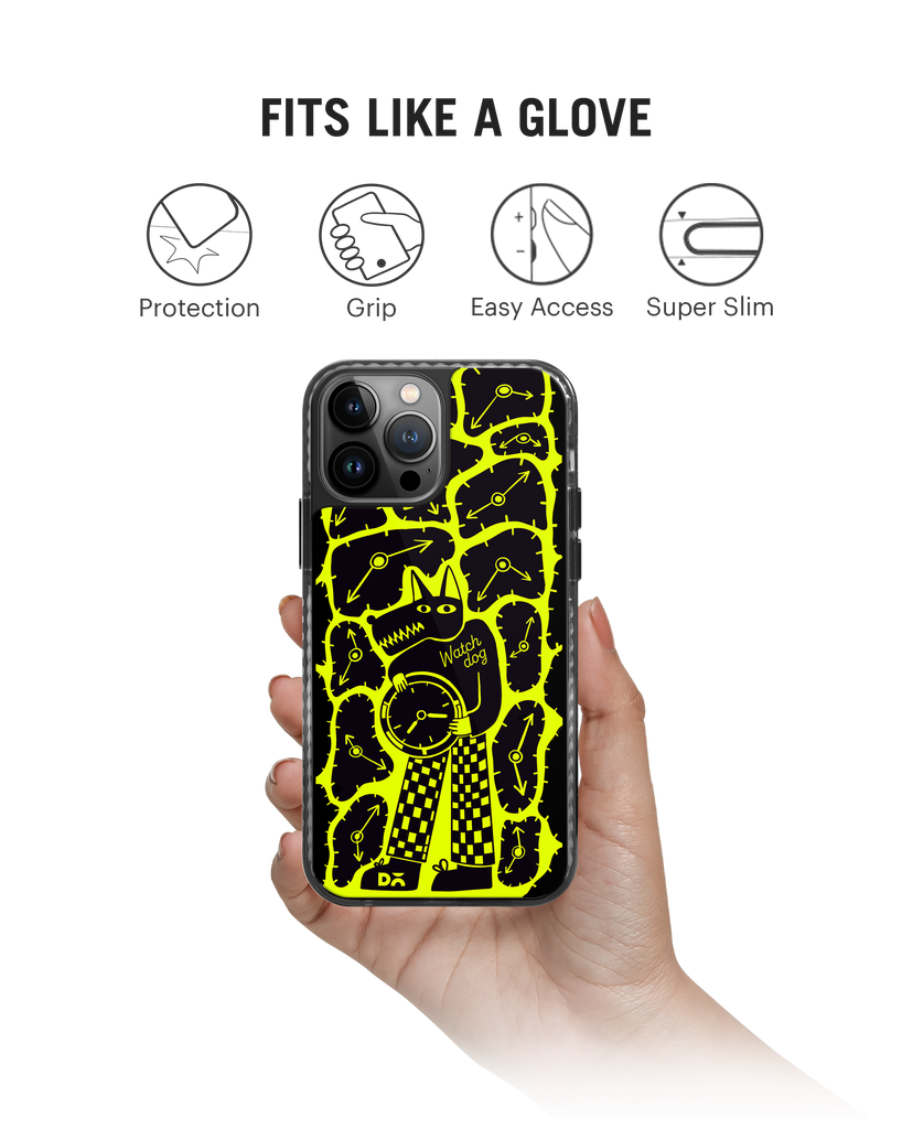 DailyObjects Watch Dog Stride 2.0 Case Cover For iPhone 15 Pro