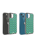 DailyObjects Wavey Green Stride 2.0 Case Cover For iPhone 13 Mini