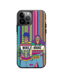 DailyObjects Woke Broke Couple Stride 2.0 Phone Case Cover For iPhone 14 Pro