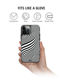 DailyObjects Zebra Waves Stride 2.0 Phone Case Cover For iPhone 15 Pro