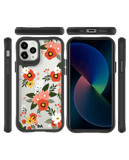 DailyObjects Flower Bunch Black Hybrid Clear Case Cover For iPhone 11 Pro