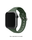 Grey Ribbed Silicone Apple WatchBand (42/44/45/49mm)