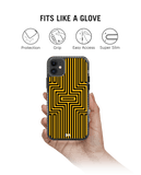 DailyObjects Maze Ochre Stride 2.0 Case Cover For iPhone 11