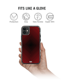 DailyObjects Rhombus Red Stride 2.0 Case Cover For iPhone 11