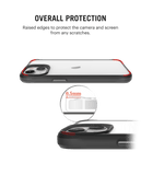 Skater Black Hybrid Clear Case Cover For iPhone 13